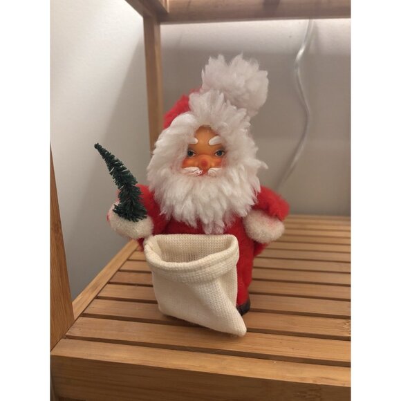 Vintage Santa Decor Ornament Table Topper Santa Sack Christmas Tree - Picture 1 of 9